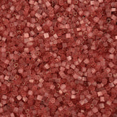 10/0 2-Cut Preciosa Beads Satin Dark Pink Solgel, 13g Vial